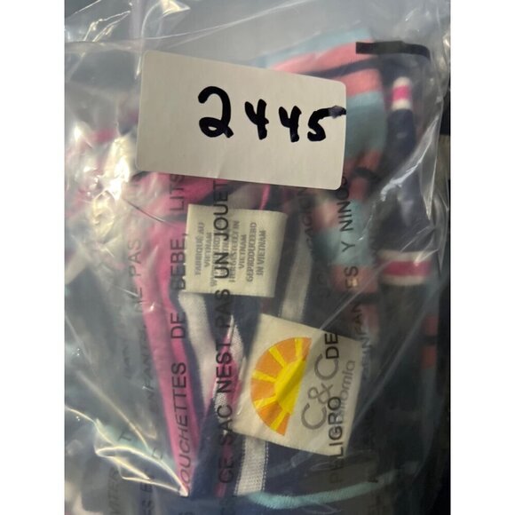 C&C Californi Maxi Dress L Beachy Vacation Resort Striped - Picture 11 of 11